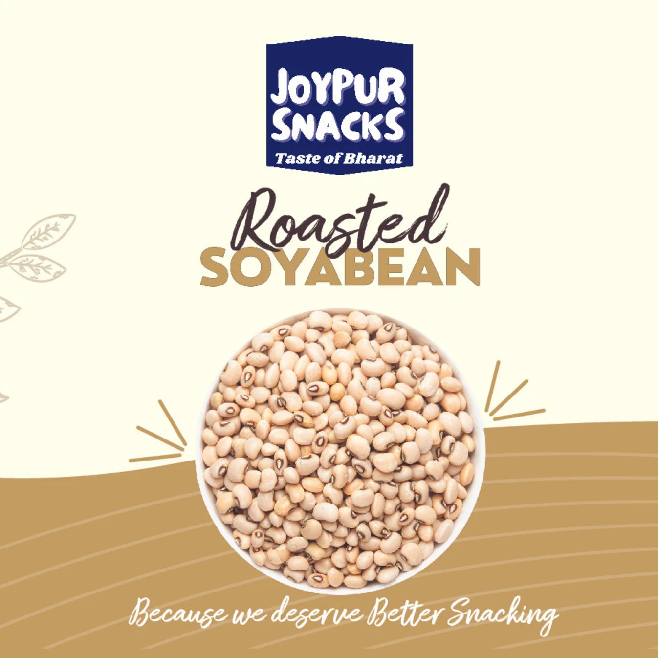 Joypur Snacks High Protein Roasted Combo – Chana Dal Chips, Soyabean & Moth Bean | Healthy & Guilt-Free
