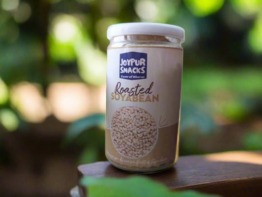 Joypur Snacks Roasted Soyabean | Protein-Packed, Crunchy & Healthy | High Fiber | Guilt-Free Snack | 80g