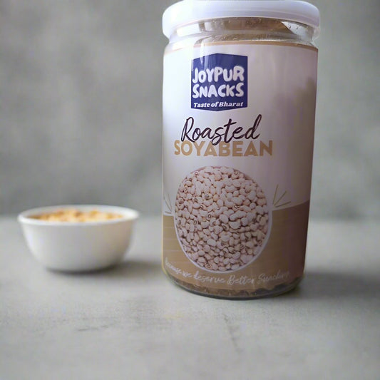 Joypur Snacks Roasted Soyabean | Protein-Packed, Crunchy & Healthy | High Fiber | Guilt-Free Snack | 80g