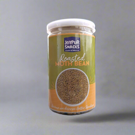 Joypur Snacks Roasted Moth Bean | Protein-Packed | High Fiber | Healthy Snack | No Frying | 80g