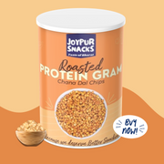 Joypur Snacks Fit Fuel Pack | High Protein Roasted Snacks Combo | Chana Chips + Soyabean + Jowar Puff | Healthy Diet Snacks | Guilt-Free, Crunchy & Non-Fried | Ideal for Gym, Office & Travel (Pack of 3)