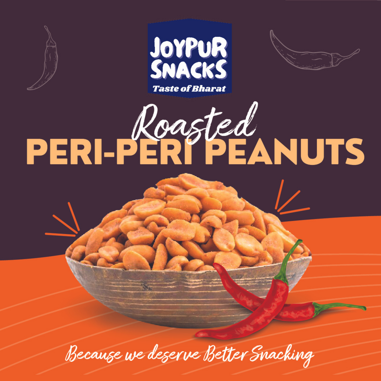 Roasted Peri Peri Peanuts