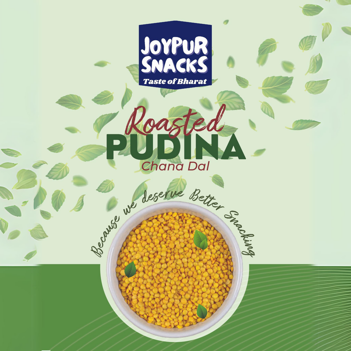 Roasted Pudina Chana Dal