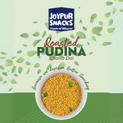 Joypur Snacks Roasted Pudina Chana Dal | Mint Flavored | High Protein | Healthy Crunchy Snack | No Frying | 200g