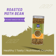 Joypur Snacks Roasted Moth Bean | Protein-Packed | High Fiber | Healthy Snack | No Frying | 80g