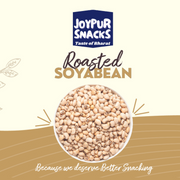 Joypur Snacks Roasted Soyabean | Protein-Packed, Crunchy & Healthy | High Fiber | Guilt-Free Snack | 80g