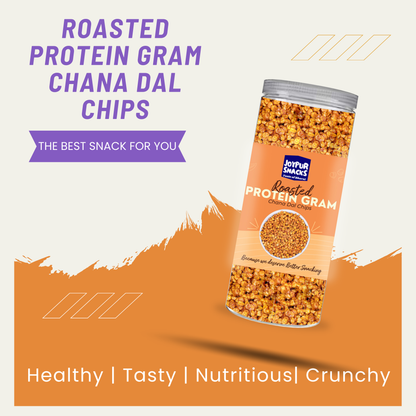 Roasted Protien Gram Chips (Chana dal Chips)