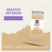 Joypur Snacks Roasted Soyabean | Protein-Packed, Crunchy & Healthy | High Fiber | Guilt-Free Snack | 80g