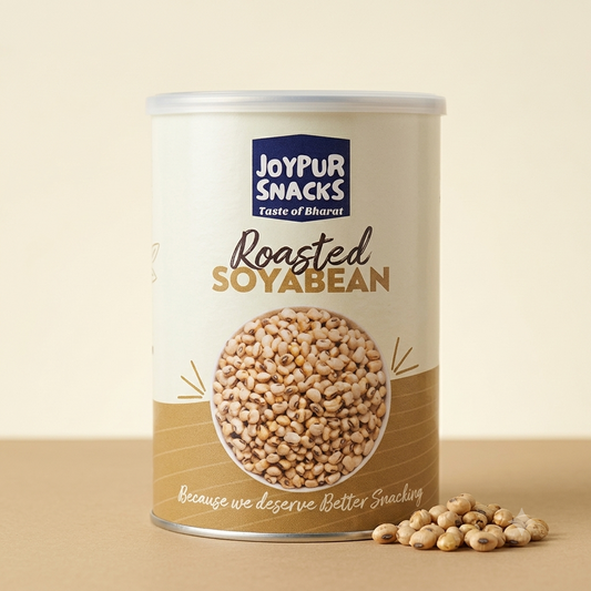 Joypur Snacks Roasted Soyabean | Protein-Packed, Crunchy & Healthy | High Fiber | Guilt-Free Snack | 80g