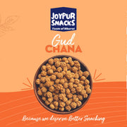 Joypur Snacks Roasted Gud Chana – 3 Pack Combo (100g Each) | Traditional Jaggery Chana | Sweet & Crunchy Protein Snack | Healthy & Tasty | Value Offer Pack