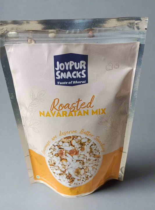 Joypur Snacks Roasted Navratan Mix | Healthy, Crunchy, & Flavorful | High Protein | No Frying | 150g