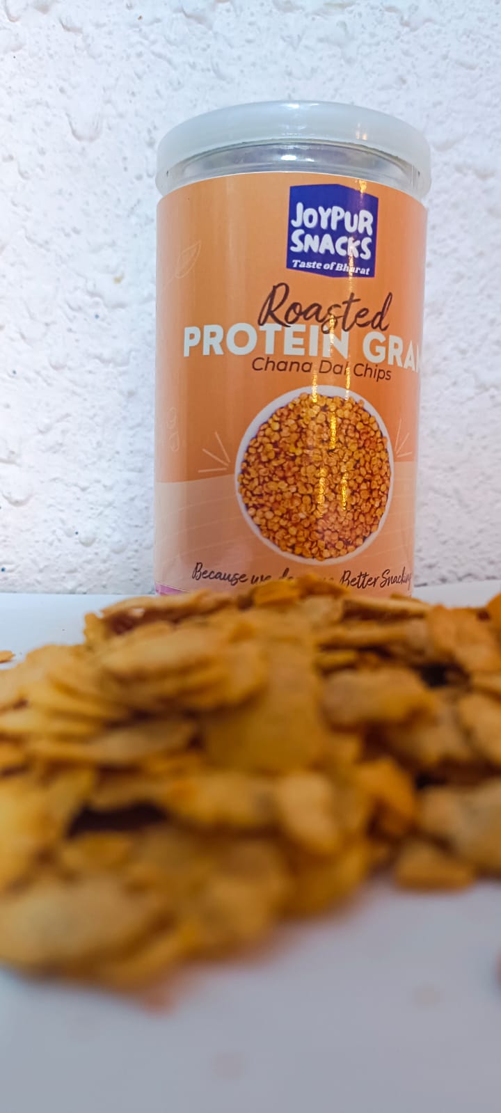 Roasted Protien Gram Chips (Chana dal Chips)