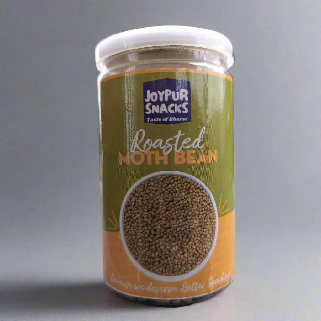 Joypur Snacks Roasted Moth Bean | Protein-Packed | High Fiber | Healthy Snack | No Frying | 80g